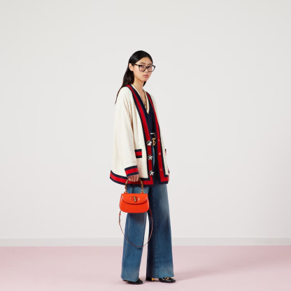 GUCCI BAMBOO 1947 SMALL TOP HANDLE BAG
