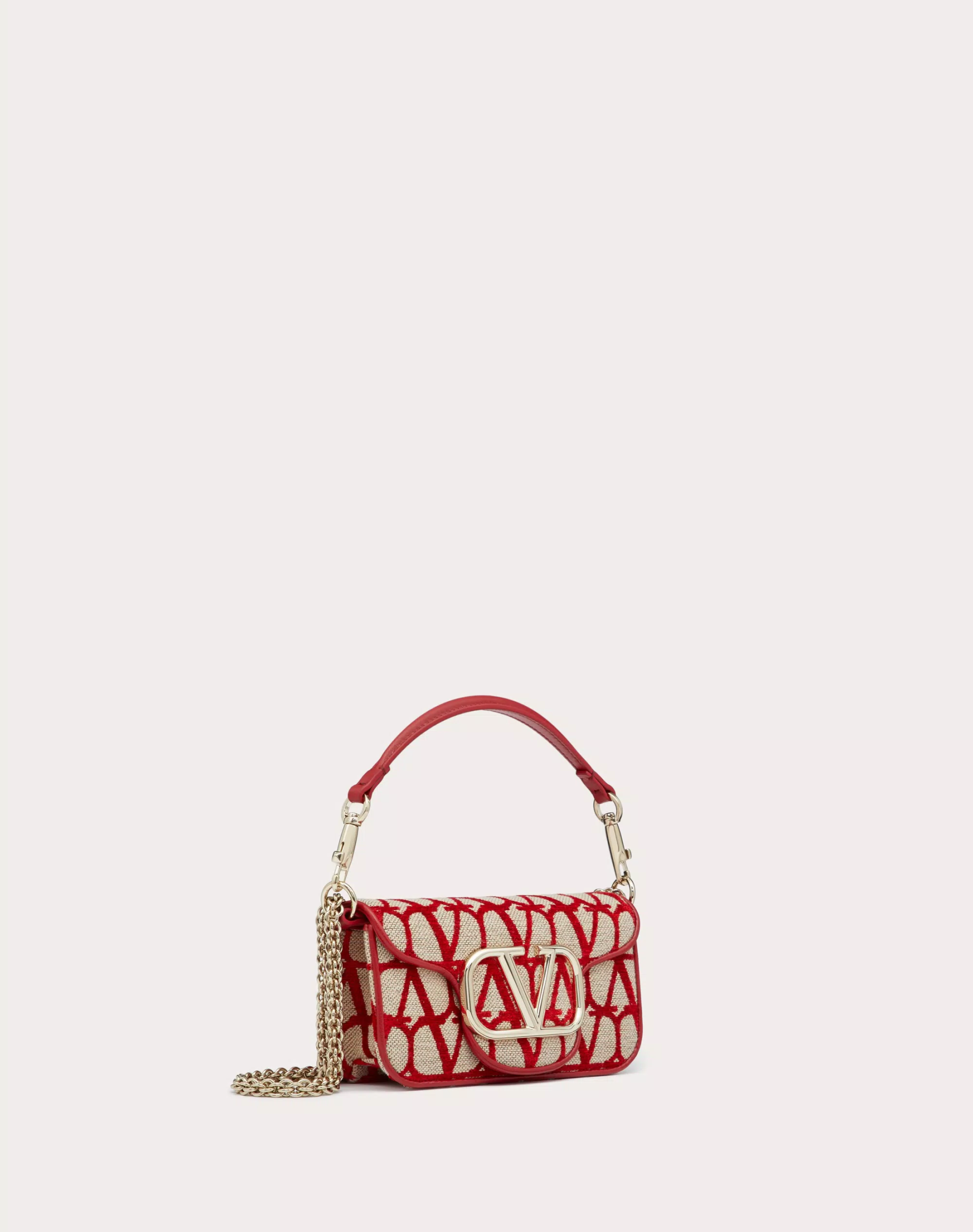 LOCO TOILE ICONOGRAPH SMALL SHOULDER BAG