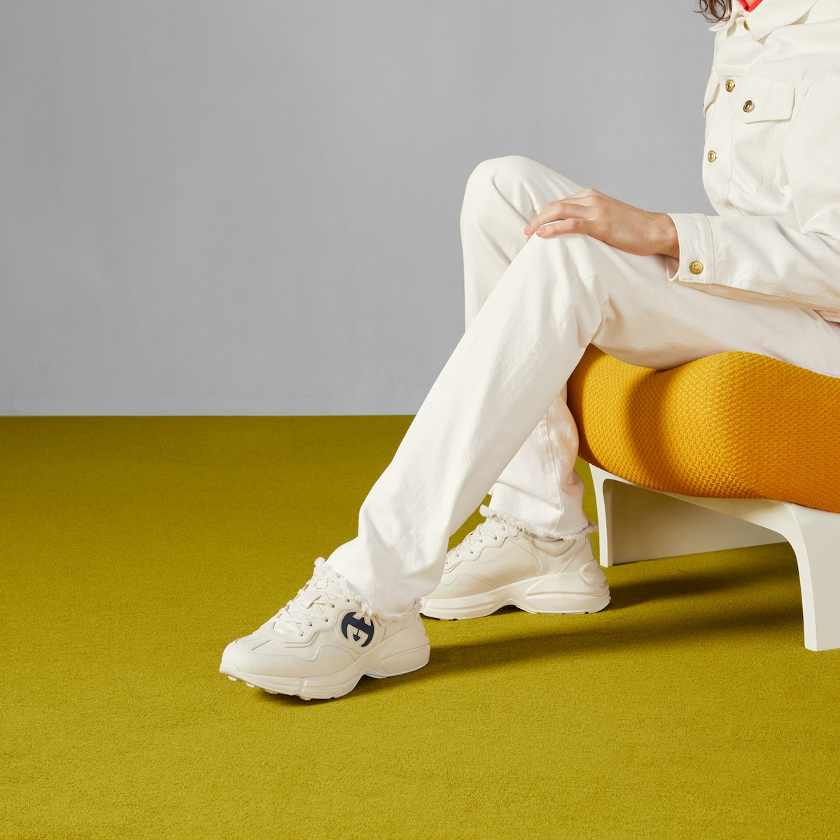 MEN'S INTERLOCKING G RHYTON SNEAKER