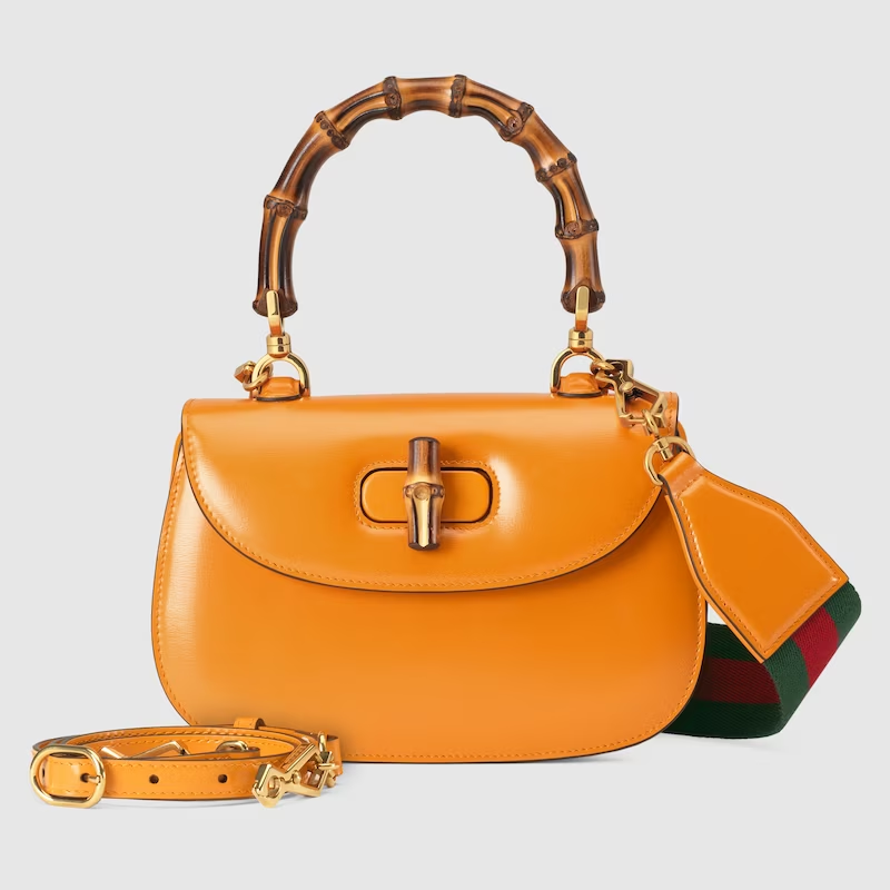 GUCCI BAMBOO 1947 SMALL TOP HANDLE BAG