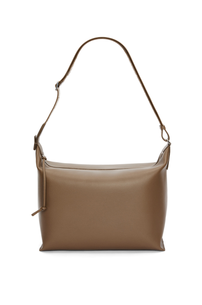 Cubi Crossbody bag in supple smooth calfskin and jacquard
