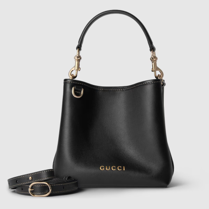 GG EMBLEM MINI BUCKET BAG