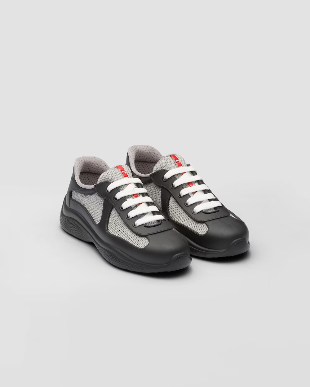 Prada America's Cup Soft rubber and bike fabric sneakers