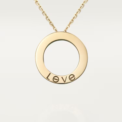 LOVE NECKLACE, DIAMOND-PAVED