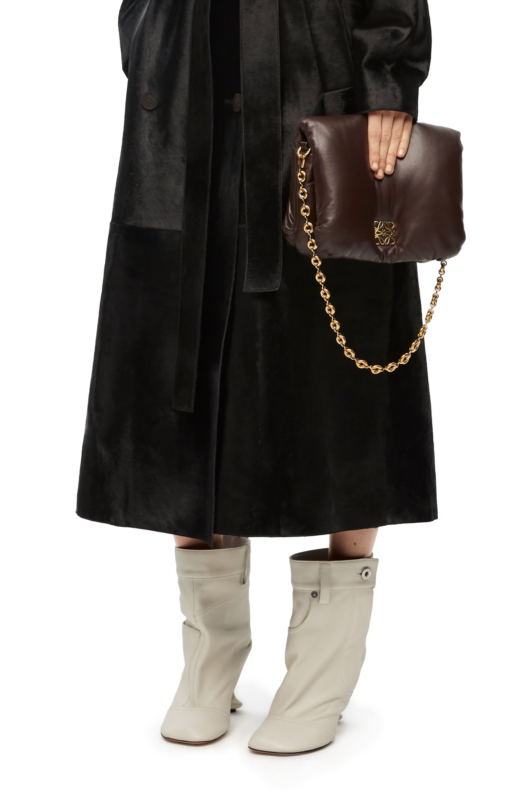 Puffer Goya bag in shiny nappa lambskin