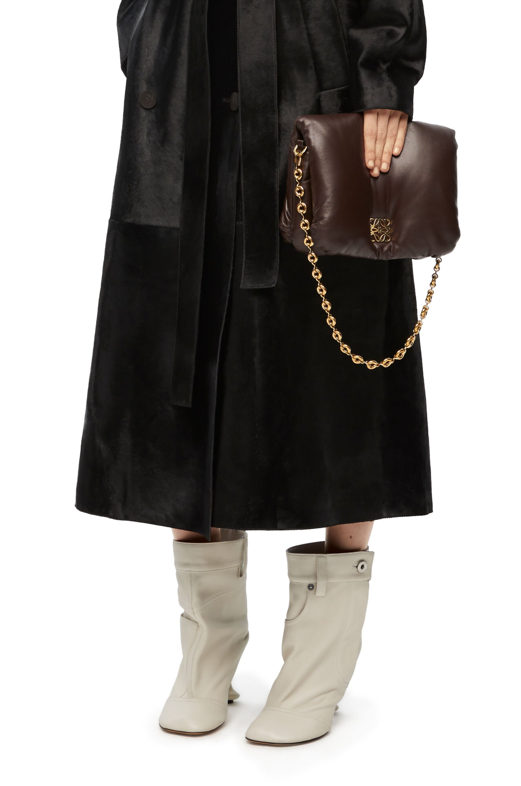 Puffer Goya bag in shiny nappa lambskin