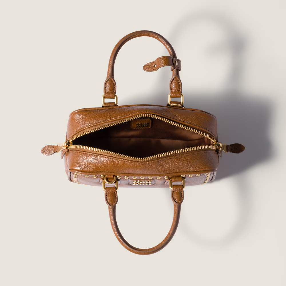 Arcadie studded leather bag