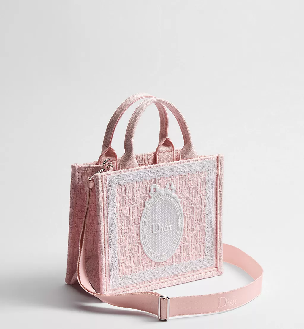 Dioramour Small Dior Book Tote with Strap
