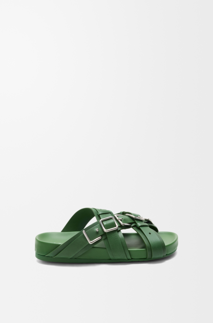 Type Fussbett sandal in vegetable-tanned calfskin