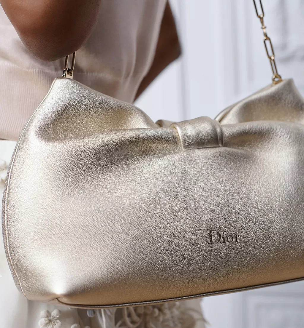 Dior Or Small Dior Bow Bag