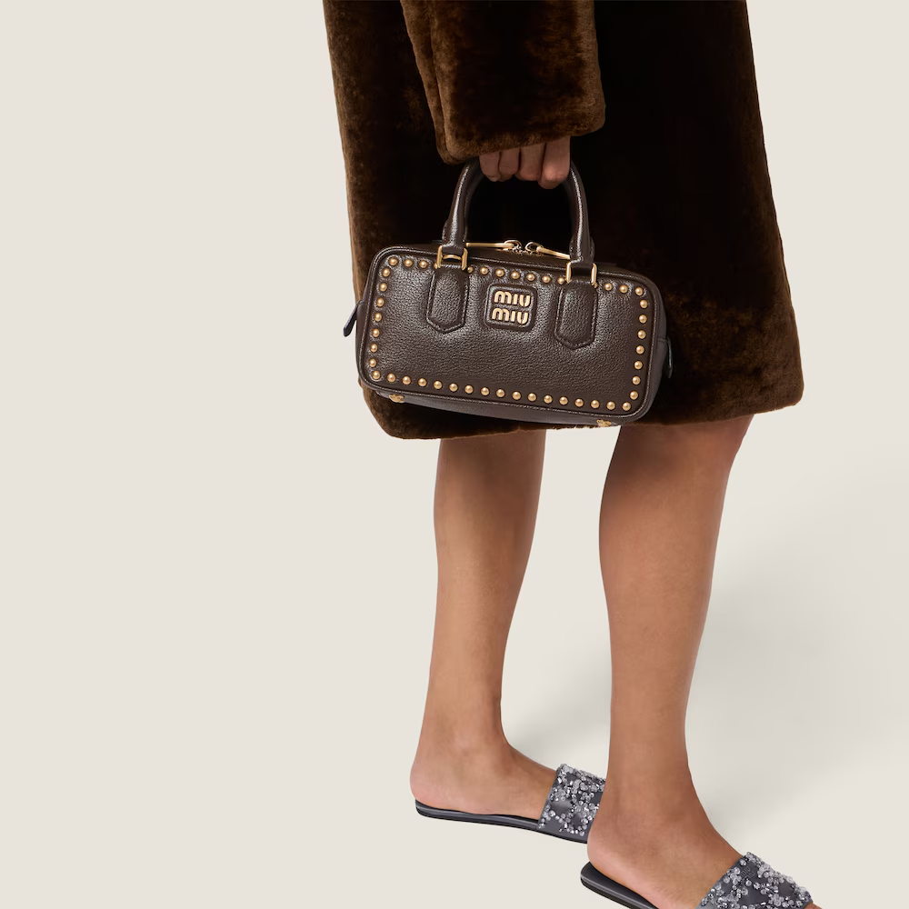 Arcadie studded leather bag