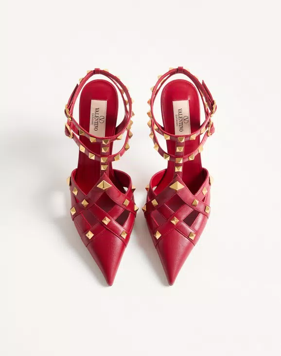 Studdy Kidskin Pumps 100mm