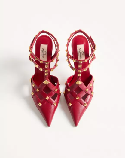 Studdy Kidskin Pumps 100mm