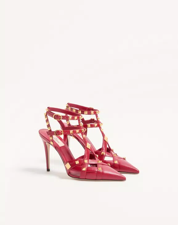 Studdy Kidskin Pumps 100mm