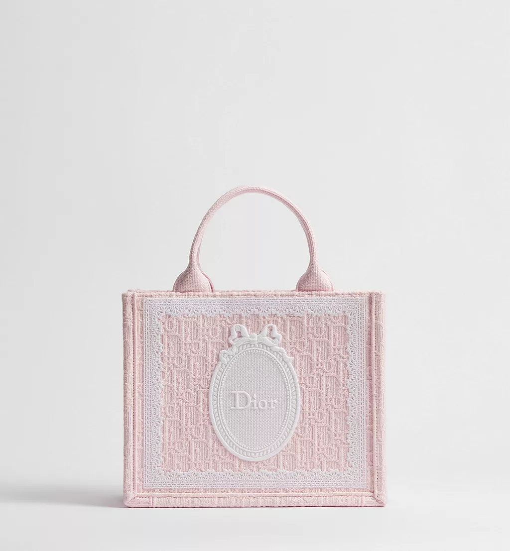 Dioramour Small Dior Book Tote with Strap