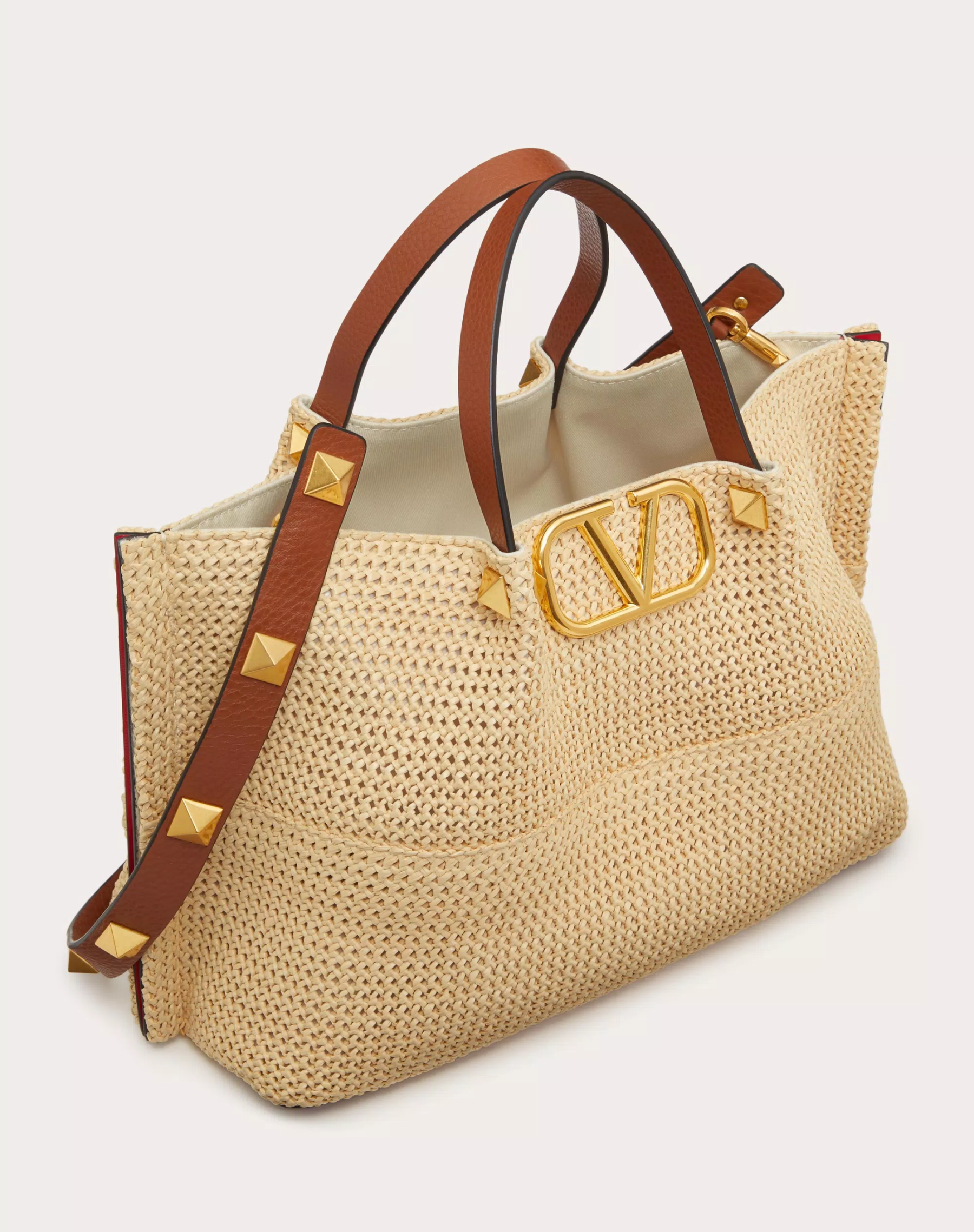 MEDIUM STRAW SUMMER TOTE