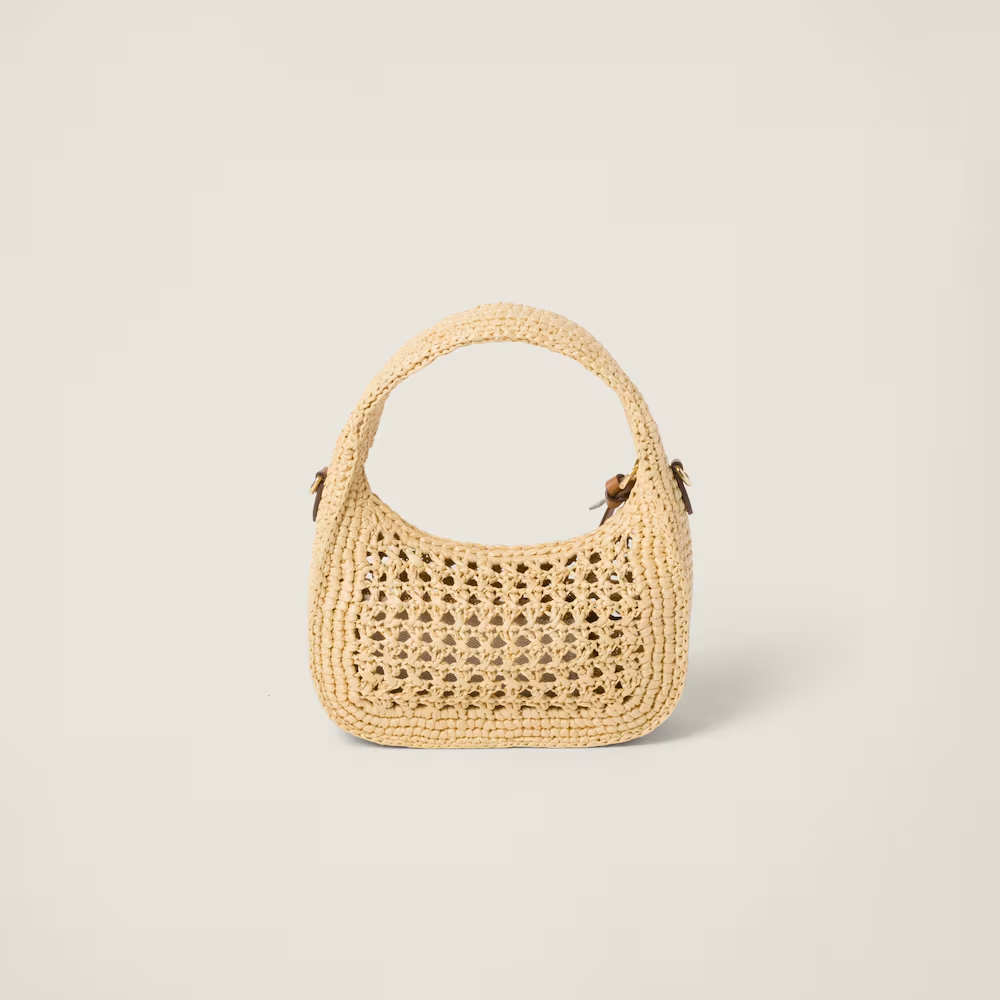 Wander woven fabric hobo bag