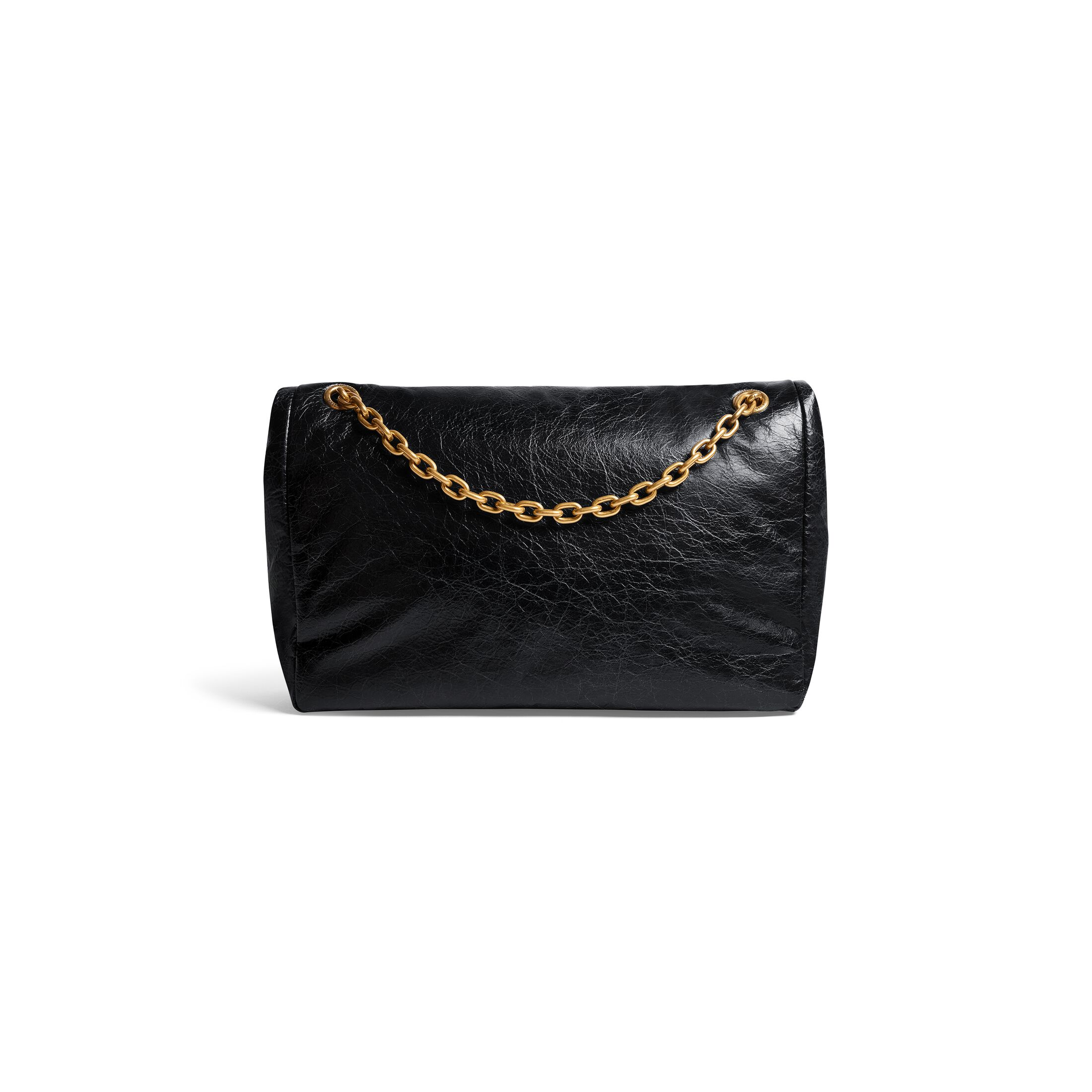 WOMEN'S MONACO MEDIUM CHAIN BAG IN BLACK