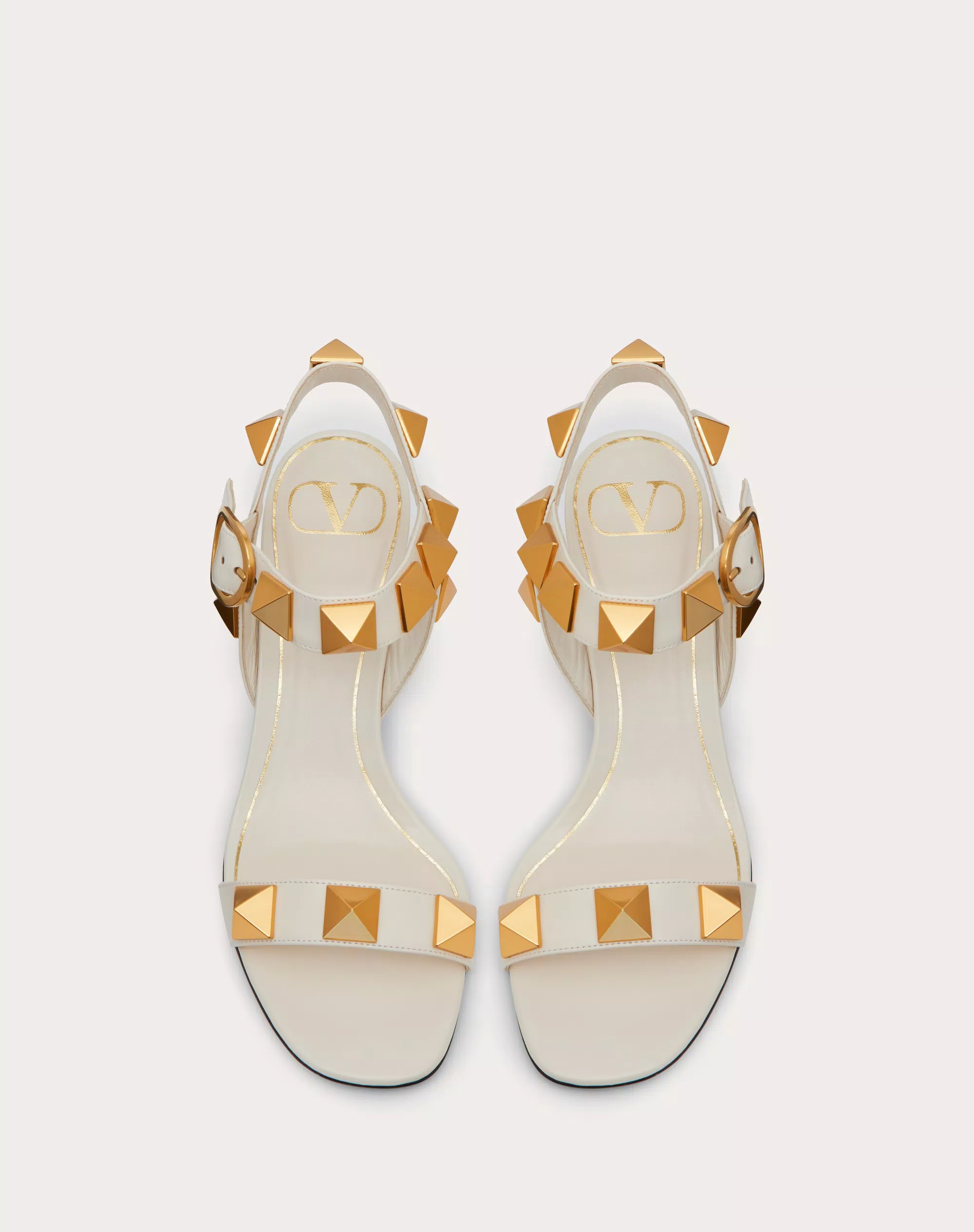 ROMAN STUD CALFSKIN SANDAL 60 MM