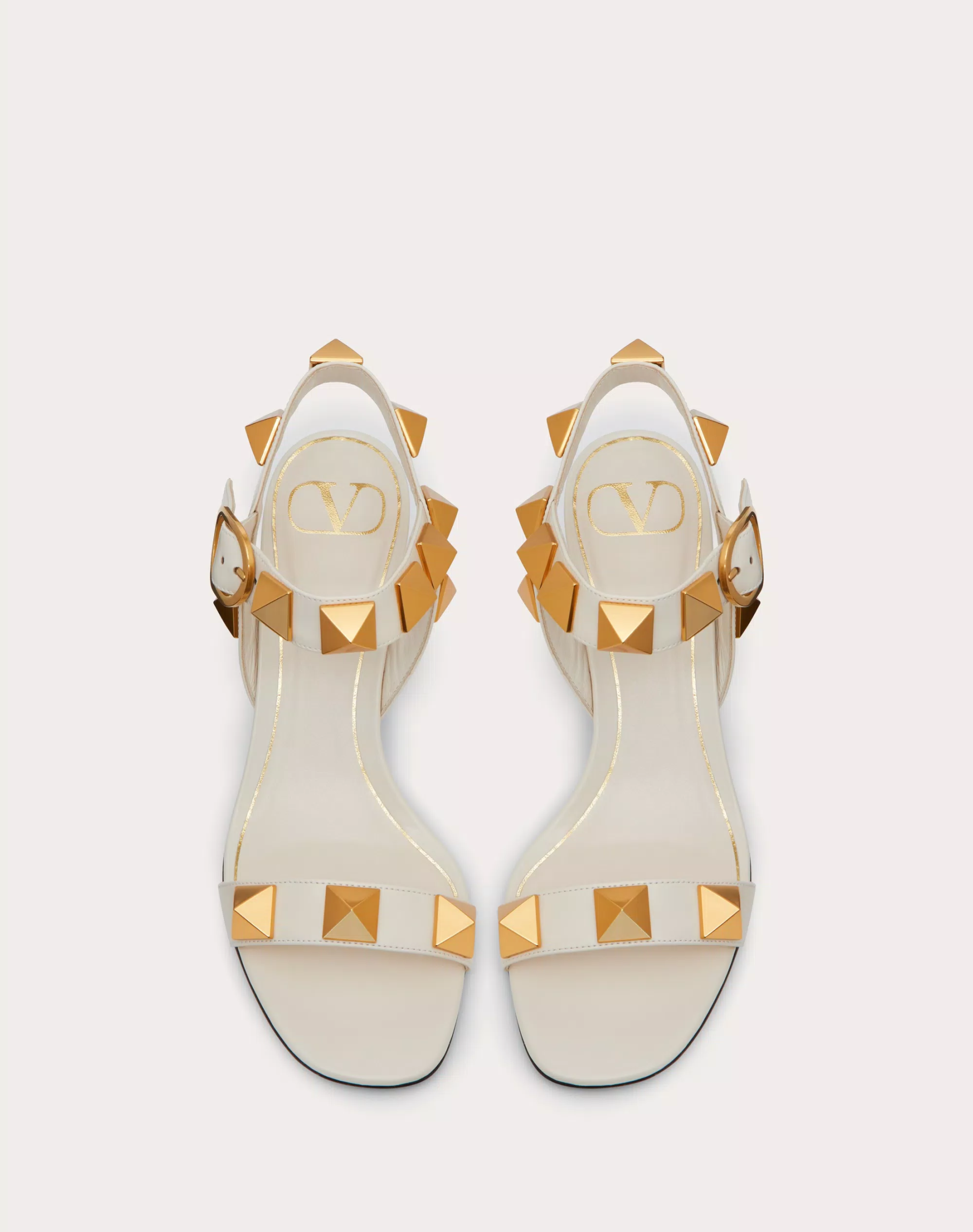 ROMAN STUD CALFSKIN SANDAL 60 MM