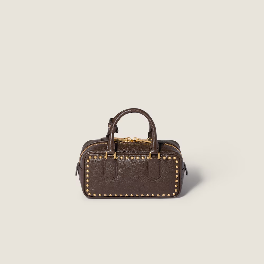 Arcadie studded leather bag