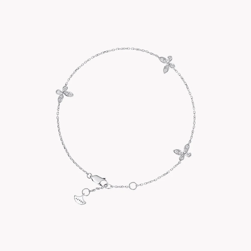 Pavé Butterfly Diamond Petite Bracelet