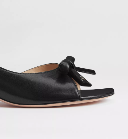 Dior Bow Heeled Slingback Sandal