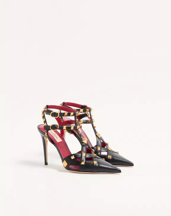 Studdy Kidskin Pumps 100mm