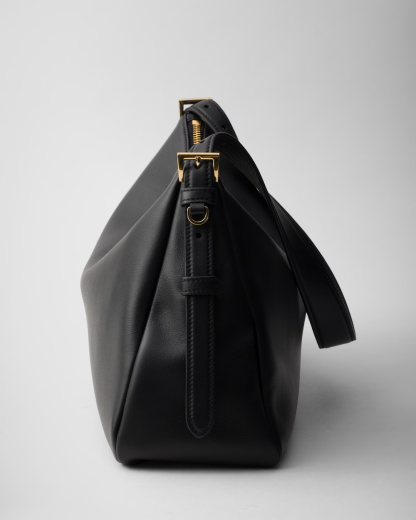 Prada Aimée large leather shoulder bag