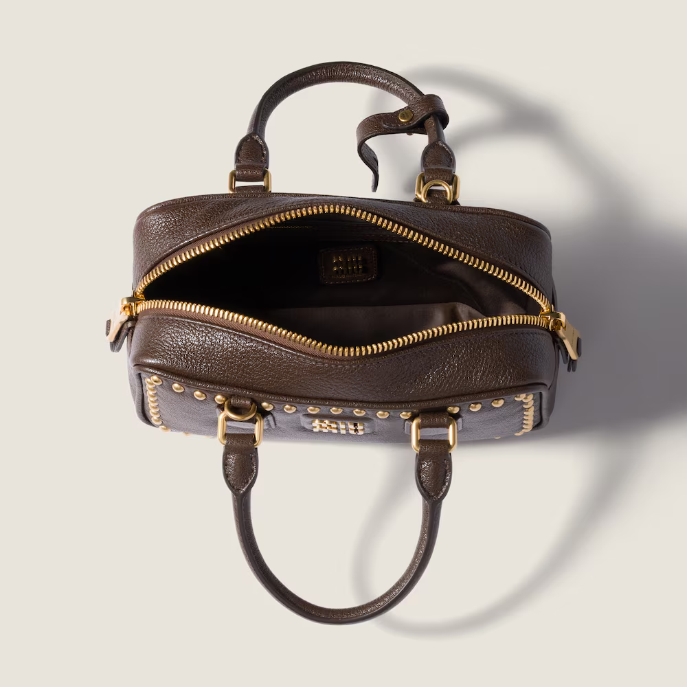 Arcadie studded leather bag