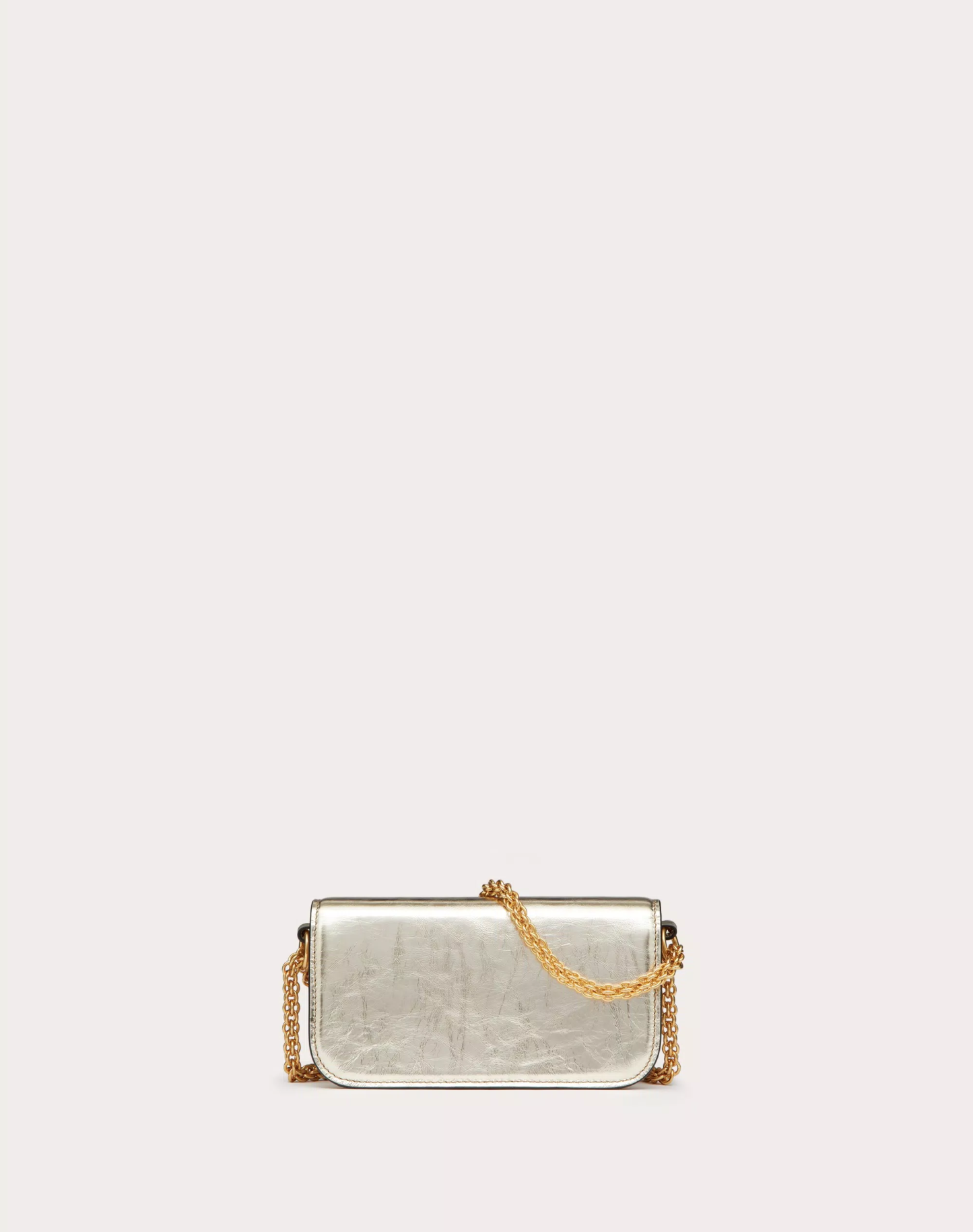SMALL LOCÒ METALLIC CALFSKIN SHOULDER BAG