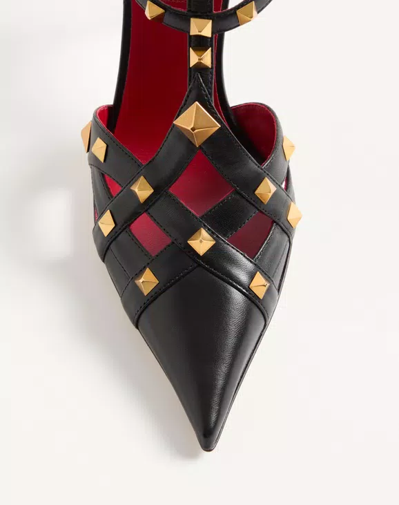 Studdy Kidskin Pumps 100mm