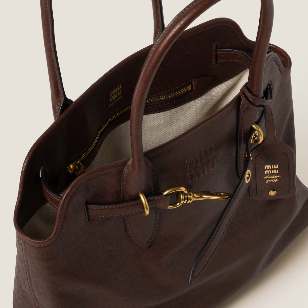 Aventure nappa leather bag