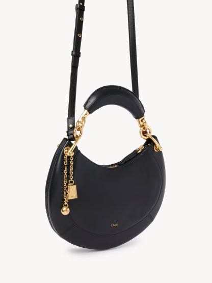 Small Chloé Banana zipped hobo in soft leather