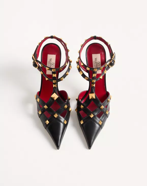 Studdy Kidskin Pumps 100mm