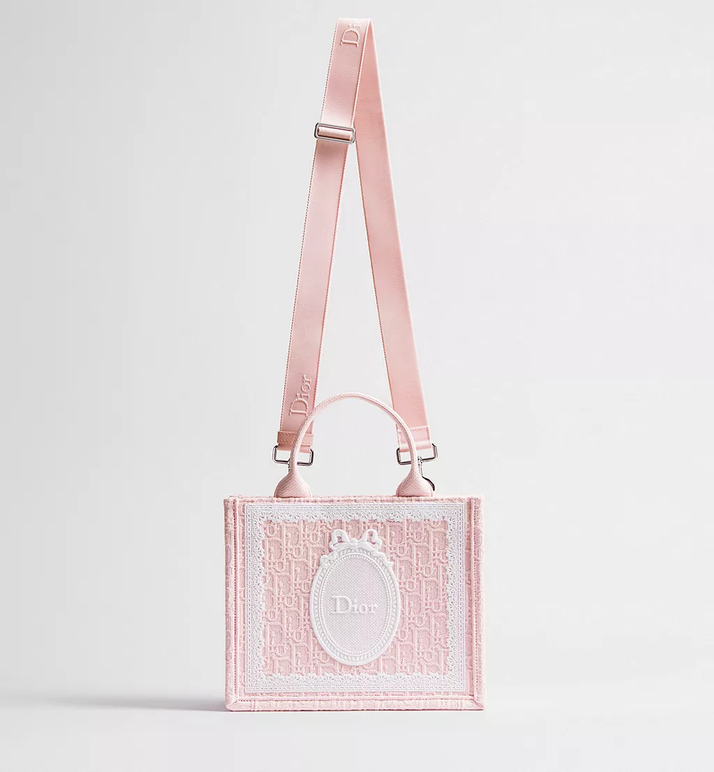 Dioramour Small Dior Book Tote with Strap