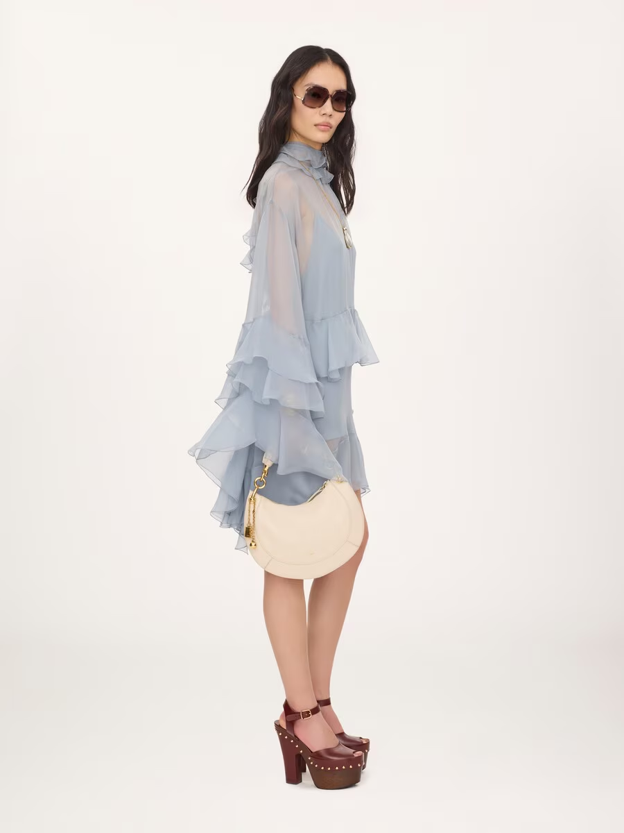 Small Chloé Banana zipped hobo in soft leather