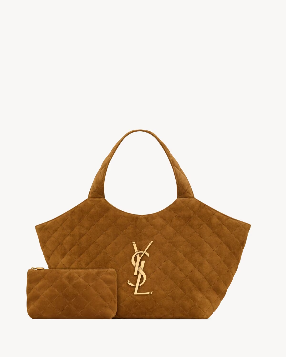 ICARE Medium in quilted suede