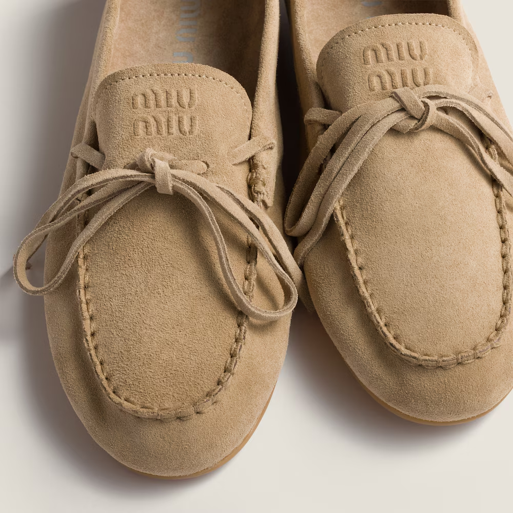 Suede Deck loafers