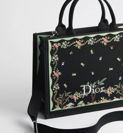 Dioramour Medium Dior Book Tote with Strap