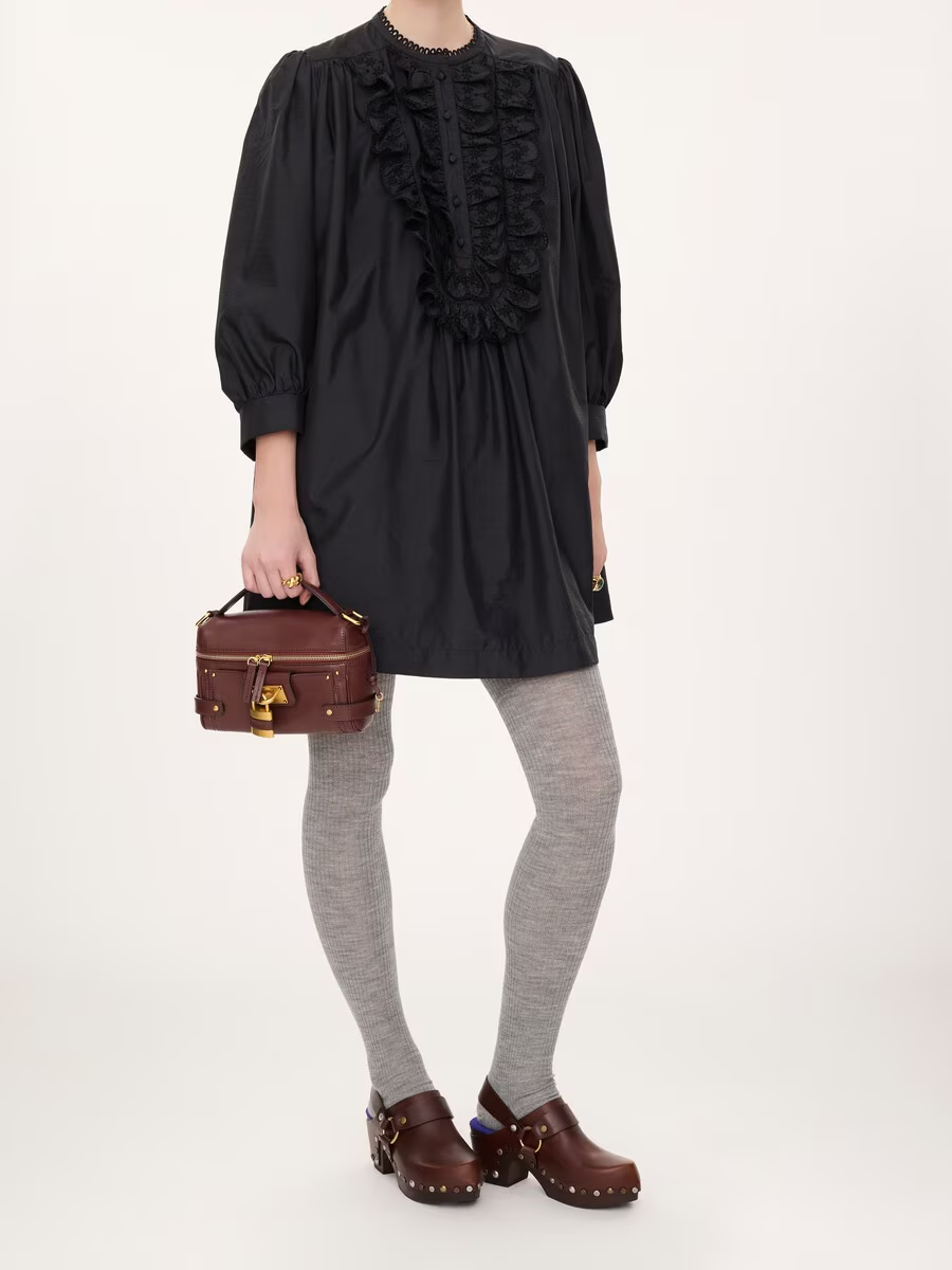 Paddington vanity bag in grained leather