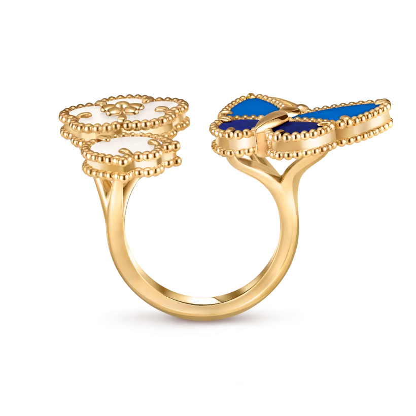 Lucky Spring Butterfly Between the Finger ring