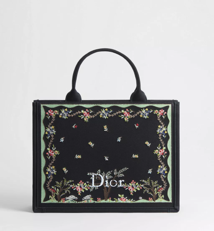 Dioramour Medium Dior Book Tote with Strap