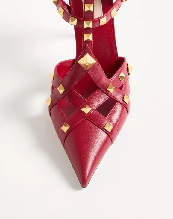 Studdy Kidskin Pumps 100mm