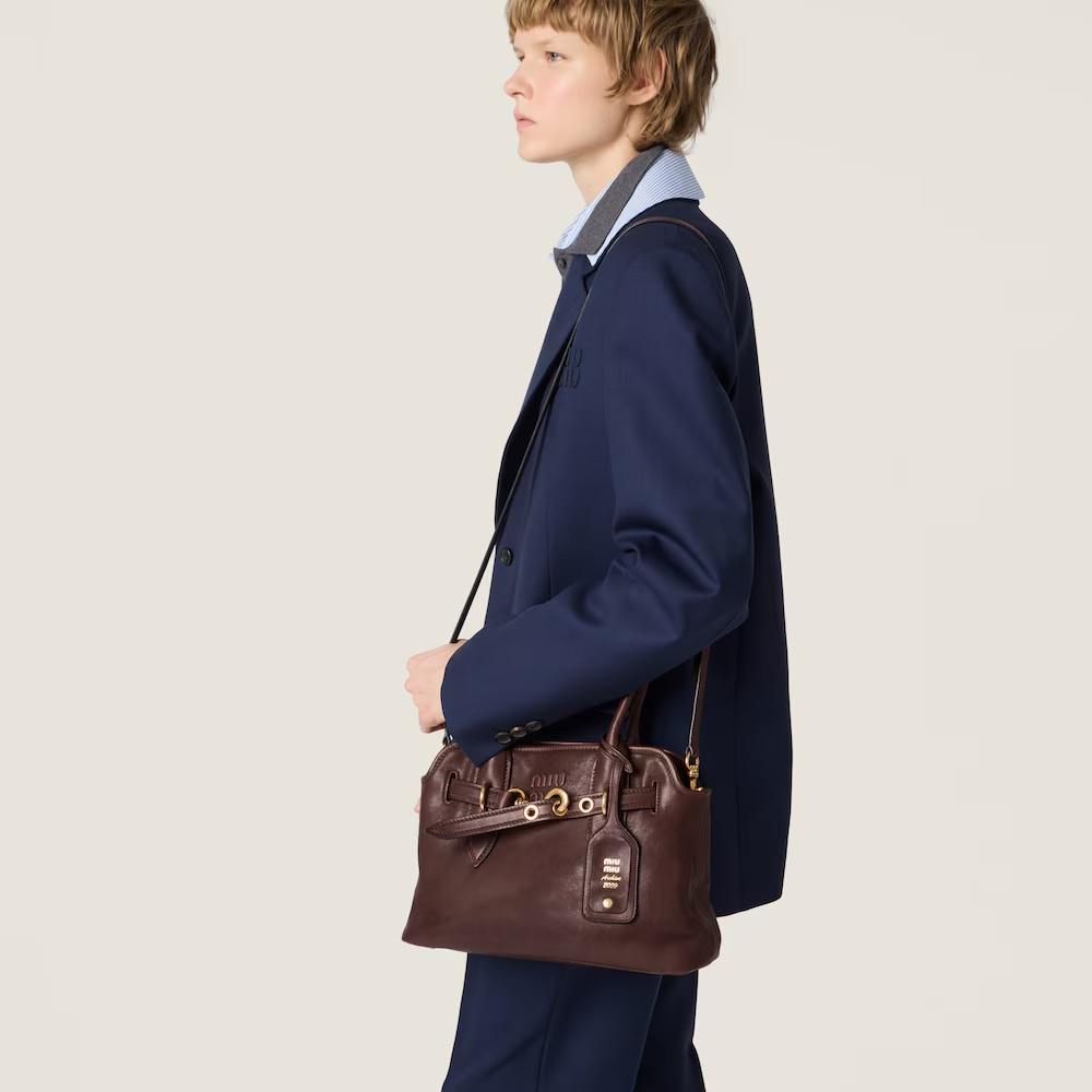 Aventure nappa leather bag