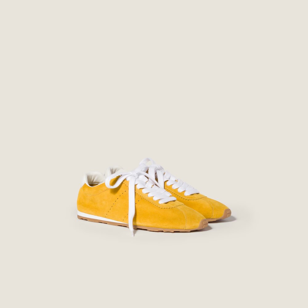 Plume suede sneakers