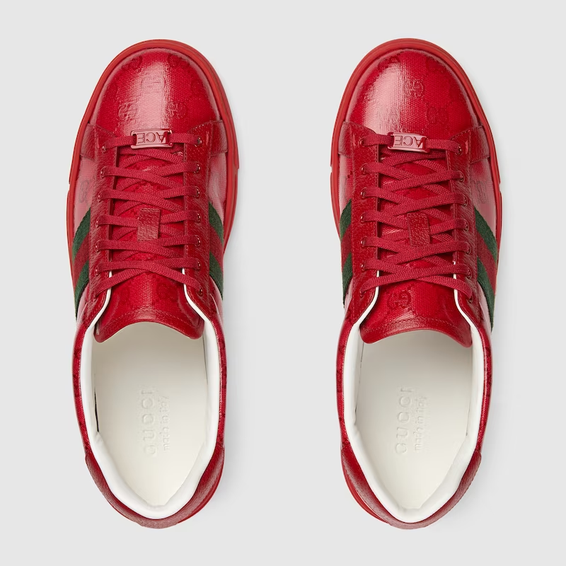 MEN'S ACE GG CRYSTAL CANVAS SNEAKER