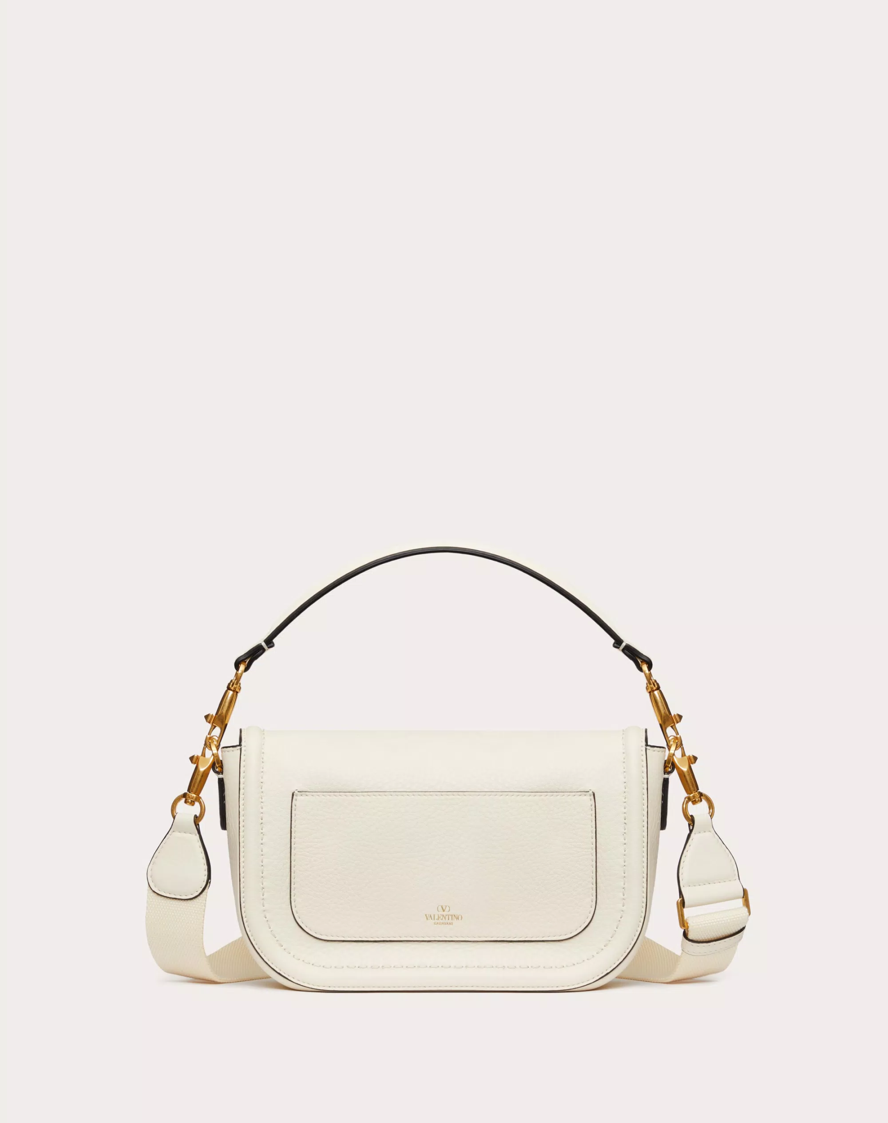 VALENTINO GARAVANI ALLTIME GRAINY CALFSKIN SHOULDER BAG