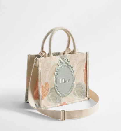Small Dior Book Tote with Strap