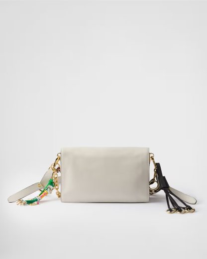 Prada Soft Sound small leather shoulder bag with charms